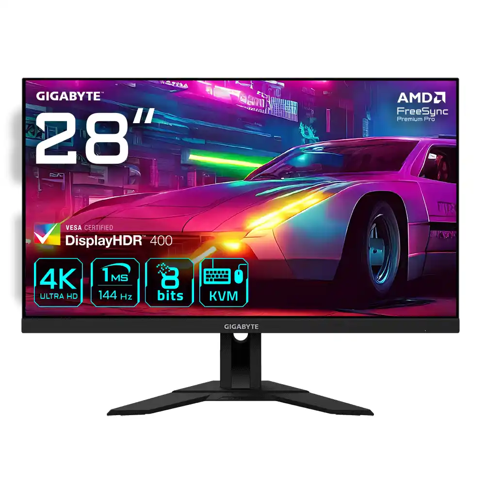 Gigabyte M28U 28 3840x2160 144Hz 1ms HDMI DP Type-C HDR 400 IPS