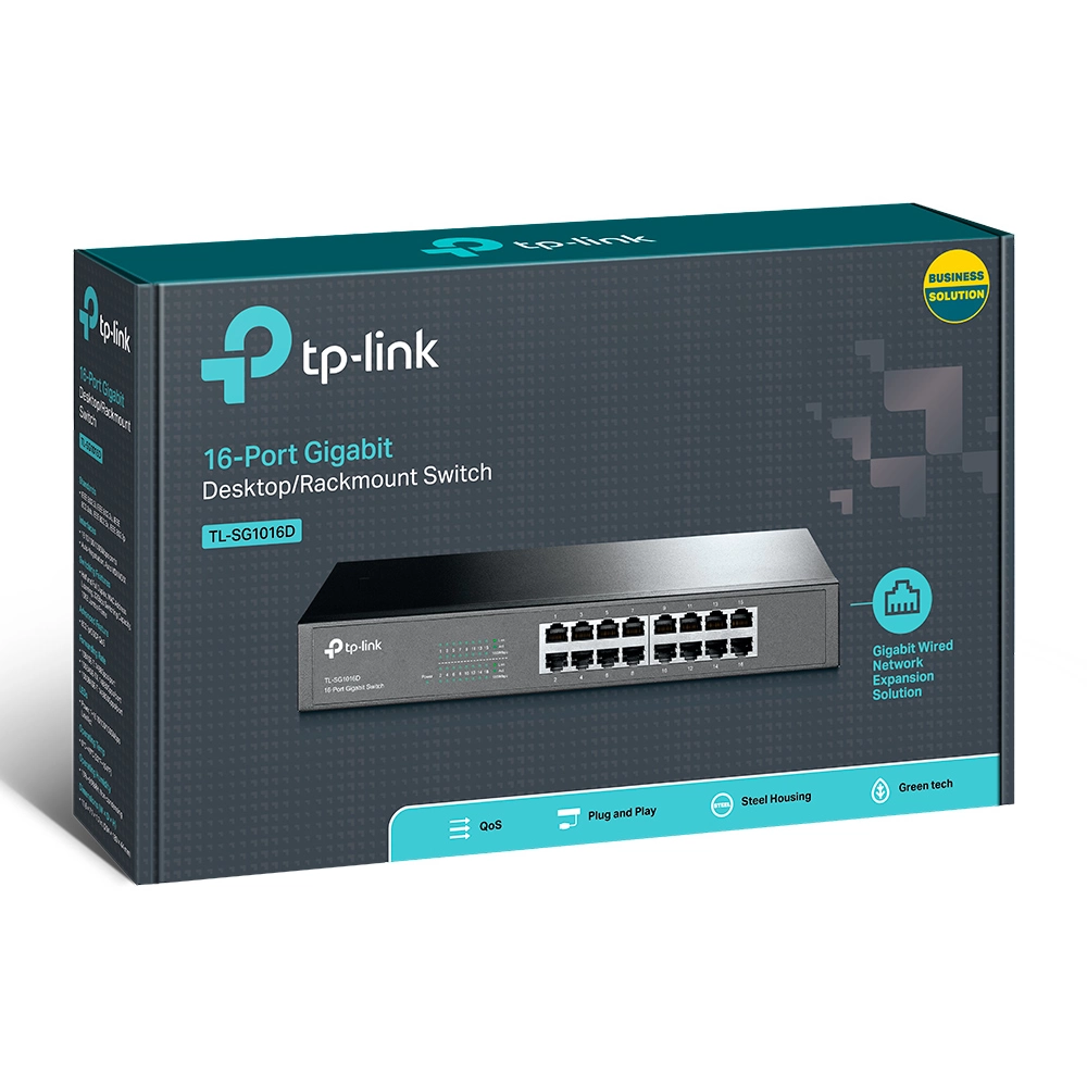 TP-Link TL-SG1016D 16 Port Gigabit Yönetilemez Switch