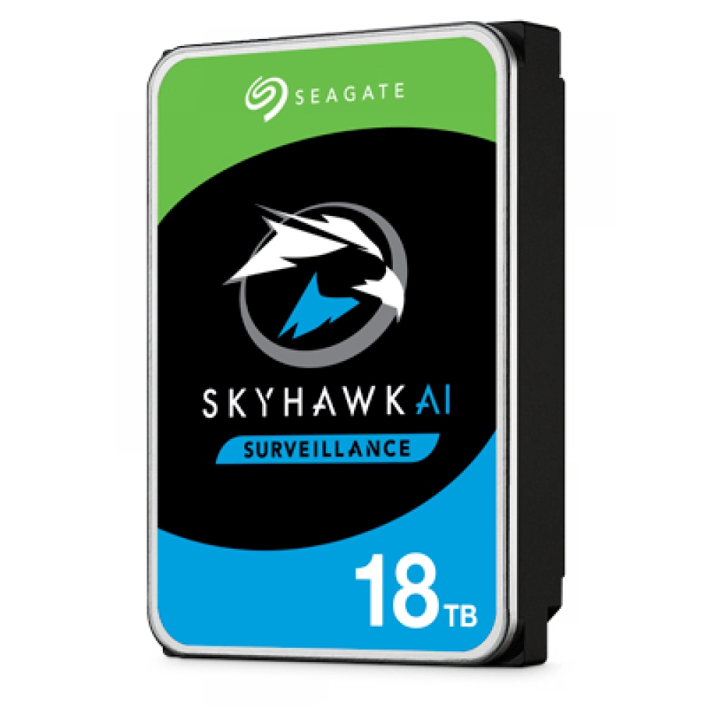 Seagate SkyHawk AI 18TB 7200RPM 256MB Sata 3 ST18000VE002 7/24 Güvenlik Diski