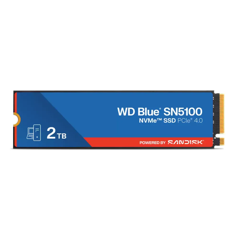 WD Blue SN5100 2TB PCIe 4.0 NVMe M.2 2280 SSD Disk WDS200T5B0E