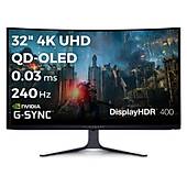 Dell Alienware AW3225QF 32 4K UHD 3840x2160 240Hz 0.03 ms HDMI DP Type-C HDR 400 G-Sync QD OLED Gaming Monitr