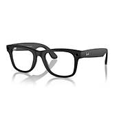 Ray-Ban Meta Wayfarer Ak�ll� G�zl�k Mat Siyah �effaf I���a G�re Koyula�an Cam Rengi