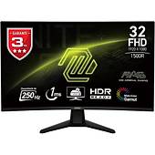 MSI MAG 32C6X 31.5 1920x1080 250Hz 1ms HDMI DP Curved Adaptive Sync Curve 1500R Gaming Monitr