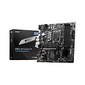 MSI PRO B760M-P DDR5 6800MHz (OC) PCI-E M.2 USB 3.2 HDMI DP VGA 1x1G LAN mATX Soket 1700