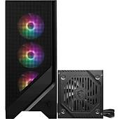 MSI MAG FORGE 120A B65 Temperli Cam 6 x120mm Auto RGB Fan 650W Bronz ATX Gaming Bilgisayar Kasas