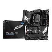MSI PRO Z790-A WiFi DDR5 7200MHz (OC) PCI-E Gen 5 M.2 USB 3.2 DP HDMI 1x2.5G LAN WiFi 6E ATX Soket 1700