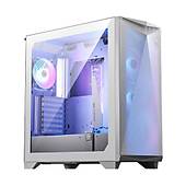 MSI MPG GUNGNIR 300R Airflow White Temperli Cam 4 x 120mm ARGB Fan E-ATX Beyaz Gaming Bilgisayar Kasas�