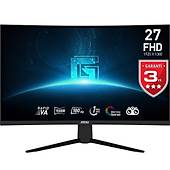MSI G27C3F 27 1920x1080 180Hz 1ms HDMI DP Curved 1500R FreeSync Led Gaming Monitr