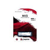 Kingston NV3 500GB PCIe 4.0 NVMe M.2 2280 SSD Disk SNV3S/500G