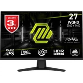 MSI MAG 274QF 27 2560x1440 WQHD 180Hz 0.5ms HDMI DP Adaptive Sync IPS Gaming Monit�r