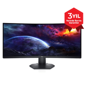 Dell S3422DWG 34 3440x1440 144Hz 1ms HDMI DP HDR 400 Curved Led Monitr