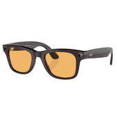 Ray-Ban Meta Wayfarer Ak�ll� G�zl�k Parlak Siyah Karamel