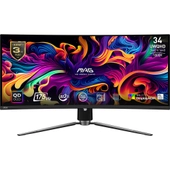 MSI MAG 341CQP QD-OLED 34 3440x1440 UWQHD 175Hz 0.03 ms Curve 1800R QD-OLED HDMI DP Type-C HDR 400 FreeSync Premium Pro Gaming Monit�r