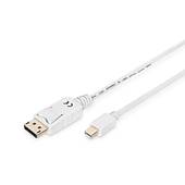 Digitus DisplayPort to Mini DisplayPort Kablo 2 Metre AK-340102-020-W