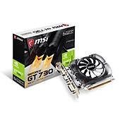 MSI GeForce GT730 4GB 128Bit DDR3 DX12 PCIe 3.0 X16 (1xVGA 1xDVI 1xHDMI) N730-4GD3V2