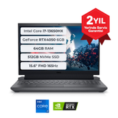 Dell G15 5530 i7-13650HX 64GB 512GB SSD 6GB RTX4050 140W 15.6 FHD 165Hz Ubuntu G1555301104U-64