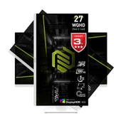 MSI MAG 274QRFW 27 2560x1440 180Hz 1ms HDMI DP HDR 400 IPS Gaming Monitr