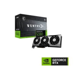 MSI GeForce RTX 5080 16G Ventus 3X OC 16GB GDDR7 256bit DX12 PCIe 5.0 (3xDP 1xHDMI) Ekran Kart�