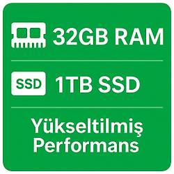 32GB Ram 1TB SSD Disk Y�kseltme Paketi