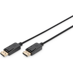 Digitus DisplayPort Kablo Siyah 2 Metre 4K AK-340100-020-S