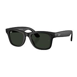 Ray-Ban Meta Wayfarer Ak�ll� G�zl�k Mat Siyah �effaf Grafit Ye�il Transitions Cam Rengi RW4008