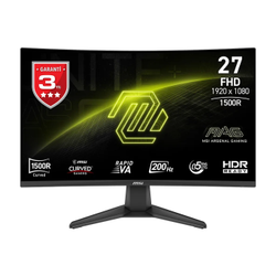 MSI MAG 276CF E20 27 1920x1080 FHD 200Hz 0.5ms HDMI DP FreeSync Premium 1500R Curved Led Gaming Monit�r