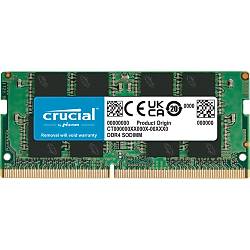 Crucial 32GB DDR4 3200MHz CL22 1.2V SODIMM Notebook Ram CT32G4SFD832A