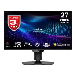 MSI MAG 274QPF X30MV 27 2560x1440 WQHD 300Hz 0.5ms HDMI DP Vesa Display HDR 1000 Adaptive Sync Rapid VA Gaming Monit�r