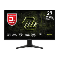 MSI MAG 275QF E20 27 2560x1440 WQHD 200Hz 0.5ms HDMI DP HDR Ready AMD FreeSync Premium Rapid IPS Gaming Monit�r