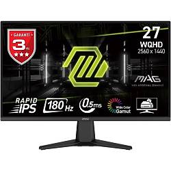 MSI MAG 275QF 27 2560x1440 180Hz 0.5ms HDMI DP Adaptive Sync Gaming Monit�r