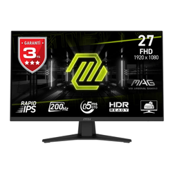 MSI MAG 274F 27 1920x1080 FHD 200Hz 0.5ms HDMI DP Adaptive Sync IPS Gaming Monit�r