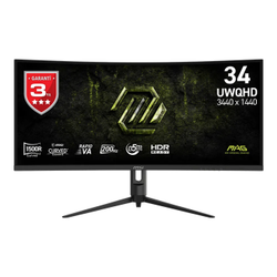 MSI MAG 342CQRF E20 34 3440x1440 UWQHD 200Hz 0.5ms Curve 1500R HDMI DP RJ45 HDR Ready AMD FreeSync Premium Rapid VA Gaming Monit�r