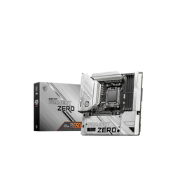 MSI B650M PROJECT ZERO DDR5 7600MHz (OC) HDMI DP M.2 USB 3.2 2.5G LAN WiFi 6E mATX AM5