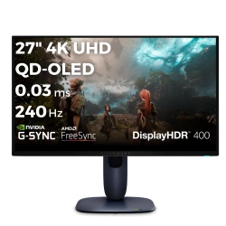 Dell Alienware AW2725Q 27 3840x2160 UHD 240Hz 0.03 ms HDMI DP Type-C True Black 400 FreeSync QD-OLED Gaming Monitr