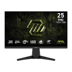 MSI MAG 255F X24 24.5 1920x1080 FHD 240Hz 0.5ms HDMI DP HDR Ready Adaptive Sync Rapid IPS Gaming Monit�r