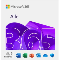 Microsoft Office 365 Aile 1 Y�l Dijital �ndirilebilir Lisans T�rk�e �ngilizce 6 Kullan�c� EP2-32296