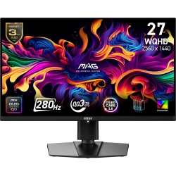 MSI MAG 271QP QD-OLED X28 27 2560x1440 WQHD 280Hz 0.03 ms HDMI DP Type-C True Black 400 FreeSync Premium Pro QD-OLED Gaming Monit�r