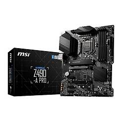 MSI Z490-A PRO DDR4 4800MHz (OC) PCI-E Gen 4 M.2 USB 3.2 1x2.5G LAN ATX Soket 1200