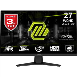 MSI MAG 274QF 27 2560x1440 WQHD 180Hz 0.5ms HDMI DP Adaptive Sync IPS Gaming Monit�r