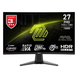 MSI MAG 276CXF 27 1920x1080 280Hz 0.5ms HDMI DP Adaptive Sync Curved 1500R Gaming Monit�r