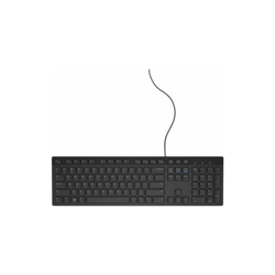 Dell KB216 Multimedia Kablolu Q USB �ngilizce Klavye Siyah 580-ADHK