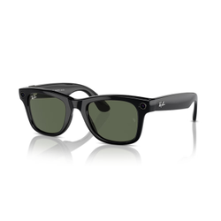 Ray-Ban Meta Wayfarer Ak�ll� G�zl�k Parlak Siyah G15 Ye�il RW4008