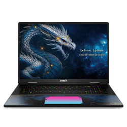 MSI Titan 18 HX Dragon Editon A2WJ-1223TR Ultra 9 290HX Plus 96GB 4TB SSD 24GB RTX5090 18 UHD+ 120Hz Windows 11