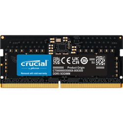 Crucial 8GB DDR5 5600MHz CL46 1.1V SODIMM Notebook Ram CT8G56C46S5