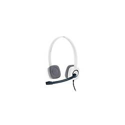 Logitech H150 Mikrofonlu Kulakl�k Beyaz 981-000350