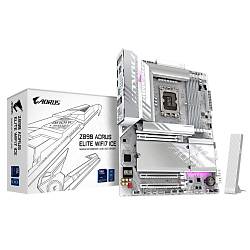 Gigabyte Z890 AORUS ELITE WIFI7 ICE DDR5 9200 MHz (OC) M.2 USB 2.0 USB 3.2 HDMI DP Thunderbolt Wi-Fi 7 2.5G LAN ATX Soket 1851