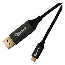 Qport Q-THD Type-C to DisplayPort �evirici 2 Metre 4K TTKQPO0041