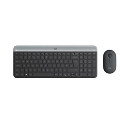 Logitech MK470 �nce Kablosuz Klavye Mouse Set Siyah 920-009435