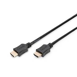 Digitus Hdm� Kablo Alt�n U�lu Siyah 1 Metre 4K AK-330107-010-S