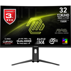 MSI MAG 321CUPDF 32 3840x2160 UHD 160Hz 0.5ms HDMI DP Type-C HDR 400 FreeSync Premium Curve 1500R Gaming Monit�r